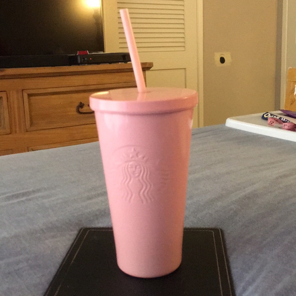 🌸🆕Starbucks Matte Pink 16 oz. Stainless Tumbler